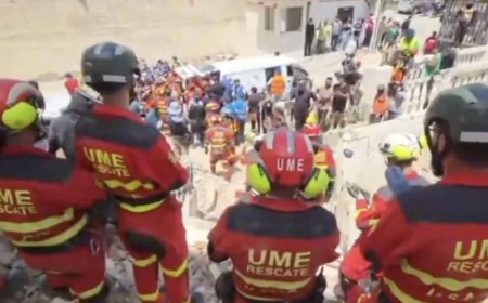 Milagro entre los escombros de los terremotos: la UME rescata con vida a una persona tras casi 72 horas atrapada en Venezuela