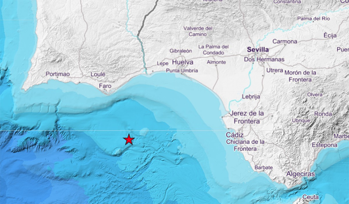 Registran un terremoto de magnitud 2,2 en el Golfo de Cádiz: el segundo en menos de una semana