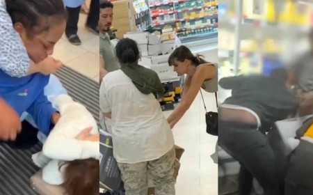 Colas desde la madrugada, puñetazos y patadas por un aire acondicionado en las tiendas Lidl
